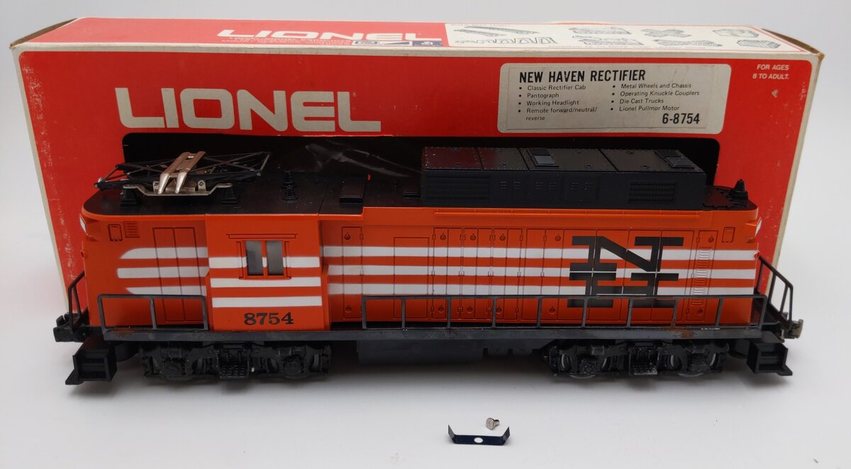Lionel 6-8754 O Gauge New Haven Rectifier Electric Locomotive VG/Box