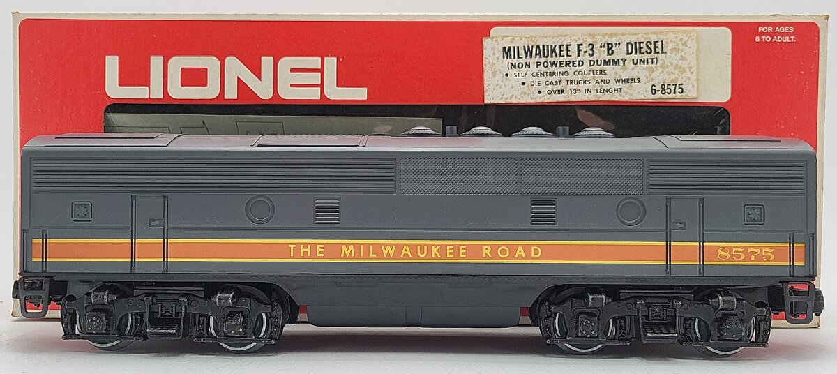 Lionel 6-8575 O Milwaukee Road Non-Powered B Unit Diesel Locomotive EX/Box