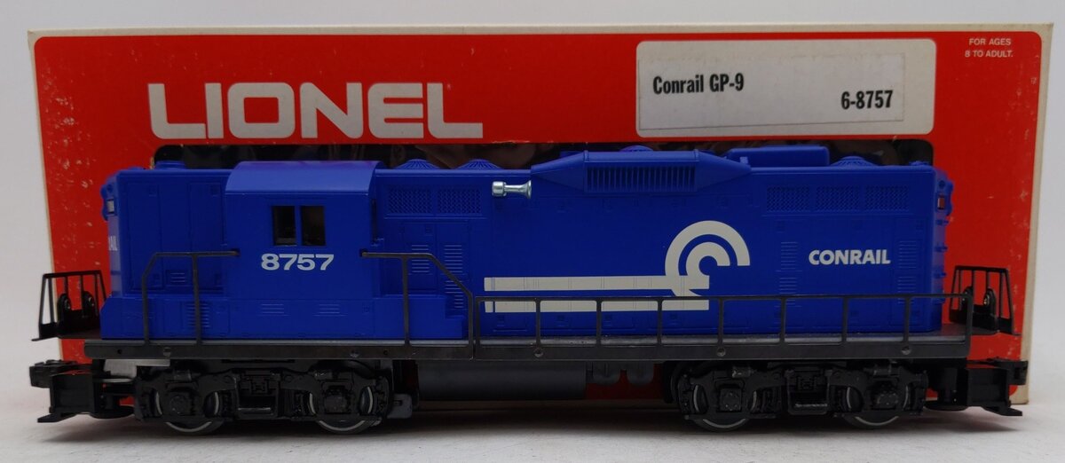 Lionel 6-8757 O Gauge Conrail GP-9 Diesel Locomotive VG/Box