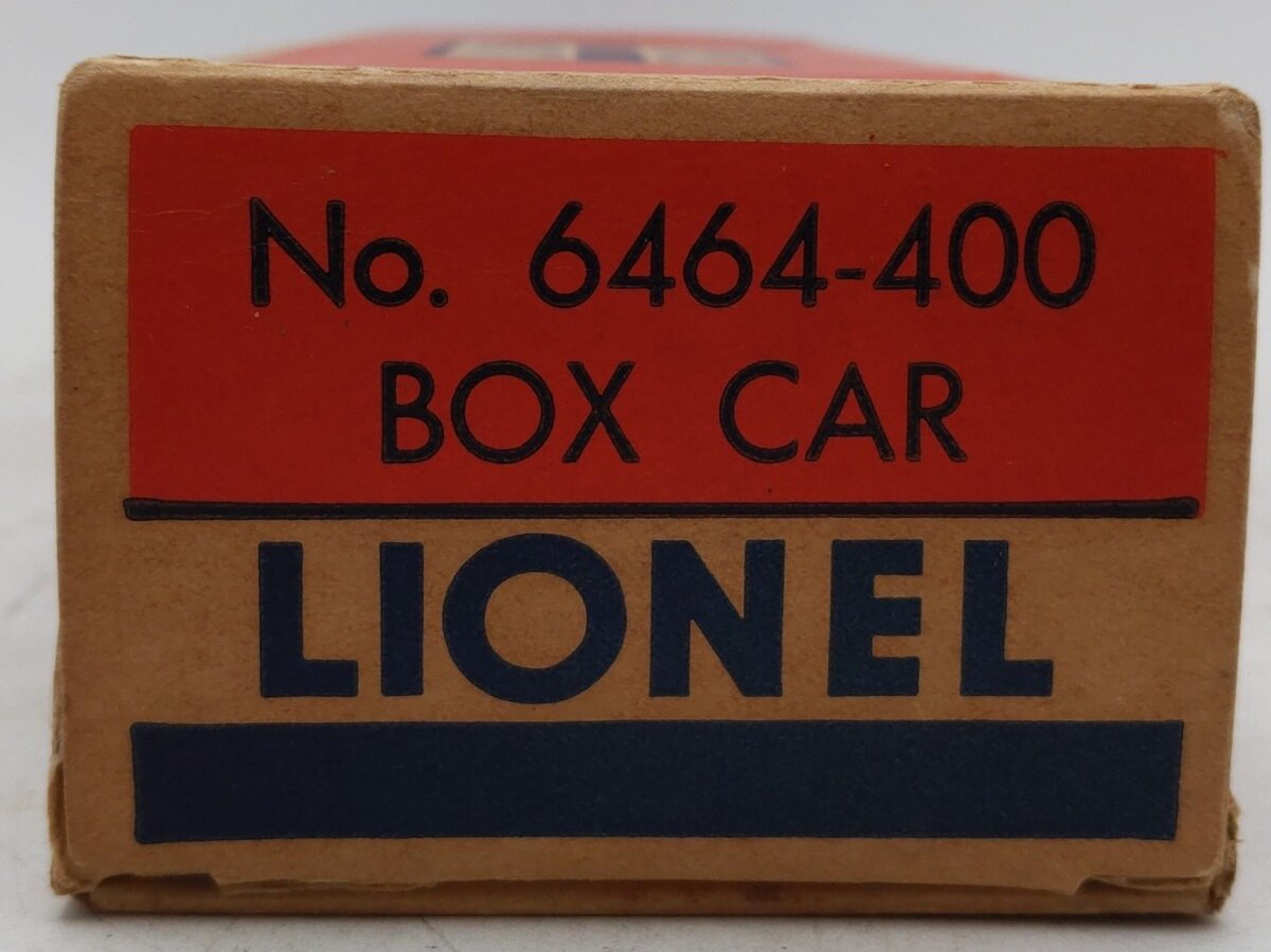 Lionel 6464-400 Vintage O Baltimore & Ohio Boxcar - 5-54 Built Date VG/Box