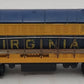 Lionel 2322 Vintage O Virginian Blue & Yellow FM Trainmaster VG/Box