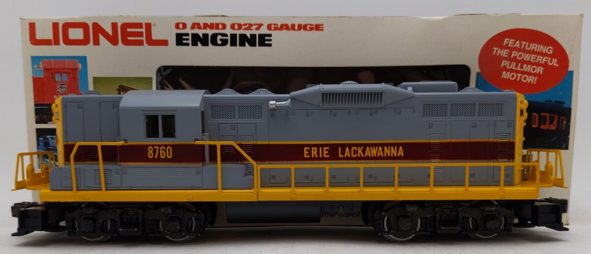 Lionel 6-8760 Erie Lackawana GP-9 Dummy Diesel Locomotive #8760 EX/Box
