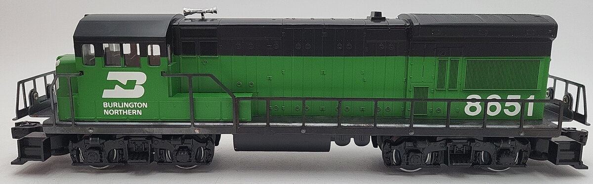Lionel 6-8651 O Burlington Northern U36B Dummy Diesel Locomotive EX/Box