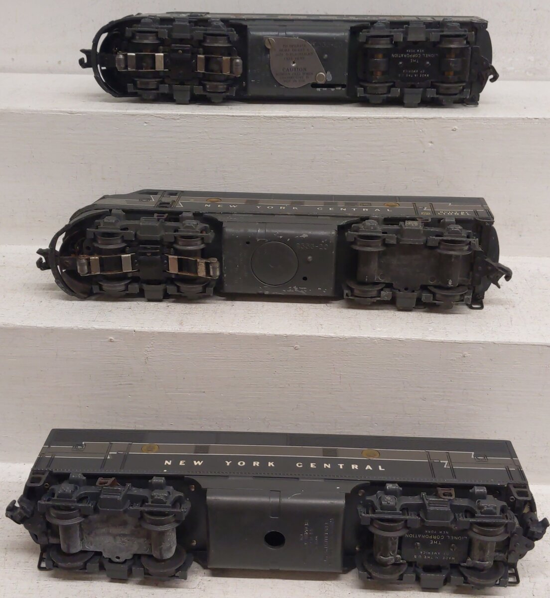 Lionel 2344 Vintage O New York Central F-3 ABA Diesel Locomotive Set VG/Box