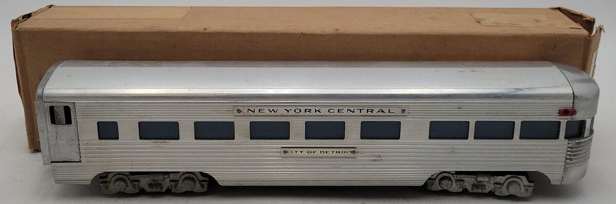 AMT Vintage O Gauge NYC "City Of Detroit" Coach Passenger Car VG/Box