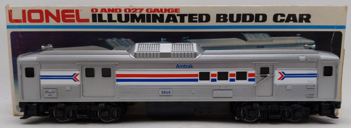 Lionel 6-8868 O Gauge Amtrak RDC-4 Powered Baggage/Mail Car VG/Box
