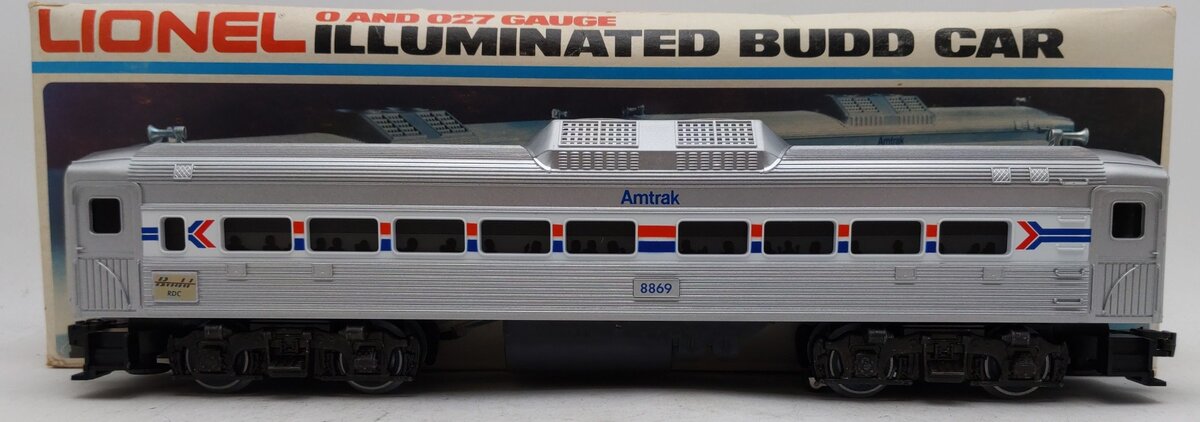 Lionel 6-8869 O Gauge Amtrak Non-Powered Budd RDC Passenger Car VG/Box
