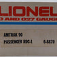 Lionel 6-8870 O Gauge Amtrak 90 RDC-1 Non-Powered Passenger #8870 VG/Box