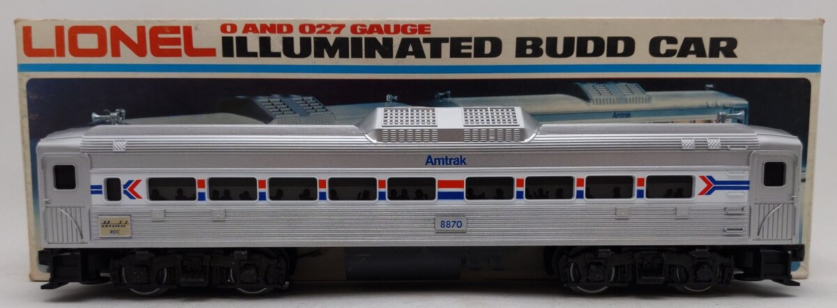 Lionel 6-8870 O Gauge Amtrak 90 RDC-1 Non-Powered Passenger #8870 VG/Box