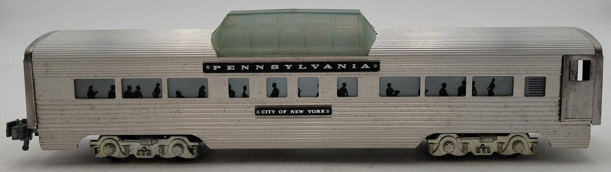 KMT O Gauge Vintage Postwar Pennsylvania "City of New York" Passenger Car VG