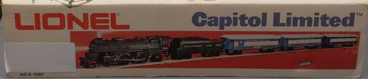 Lionel 6-1587 O Gauge Capitol Limited Set VG/Box