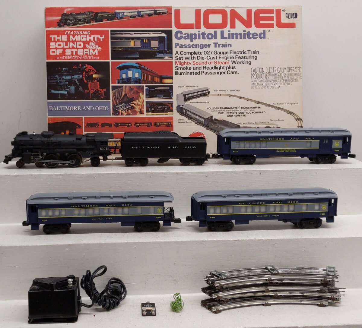 Lionel 6-1587 O Gauge Capitol Limited Set VG/Box