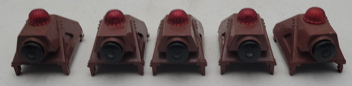 Lionel 6-2283 O/O27 Gauge Die-Cast Illuminated Bumpers (5) EX