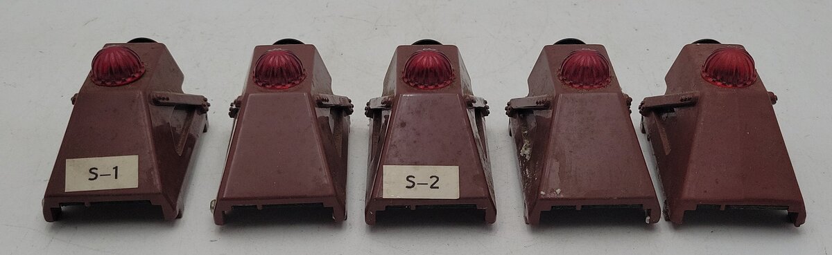Lionel 6-2283 O/O27 Gauge Die-Cast Illuminated Bumpers (5) EX
