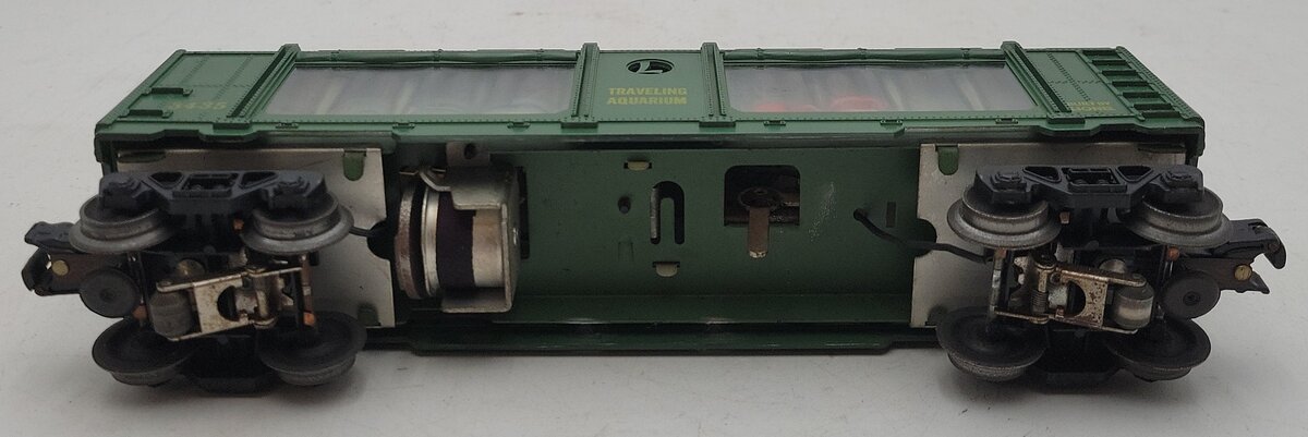 Lionel 3435 Vintage O Operating Traveling Aquarium Car VG
