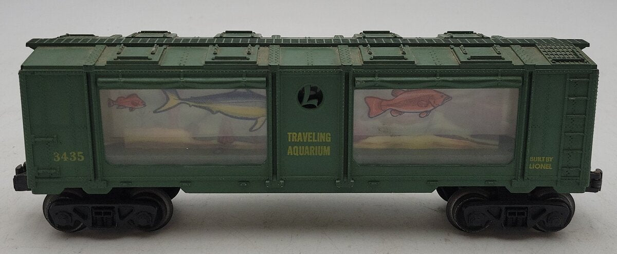 Lionel 3435 Vintage O Operating Traveling Aquarium Car VG