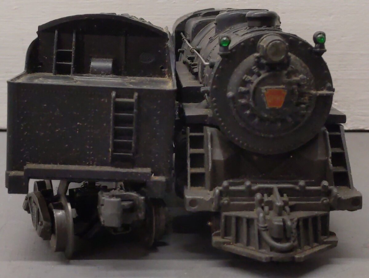 Lionel 2035 Vintage O 2-6-4 Die-Cast Postwar Steam Locomotive with 6466W Tender VG