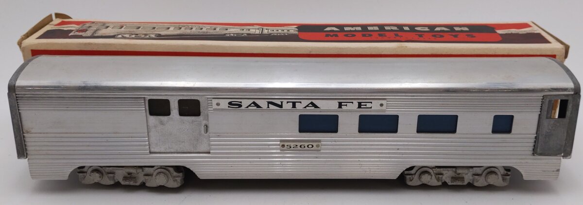 AMT 5260 Vintage O Santa Fe Combine Car VG/Box
