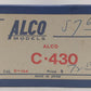 Alco Models D-144 HO Scale BRASS Alco C-430 Diesel Engine VG/Box