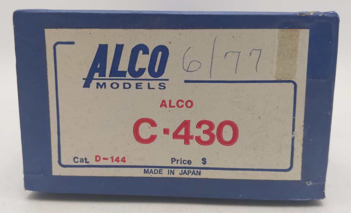 Alco Models D-144 HO Scale BRASS Alco C-430 Diesel Engine VG/Box