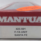 Mantua 423-501 HO Scale Santa Fe F-7A Powered Diesel Locomotive #304 LN/Box