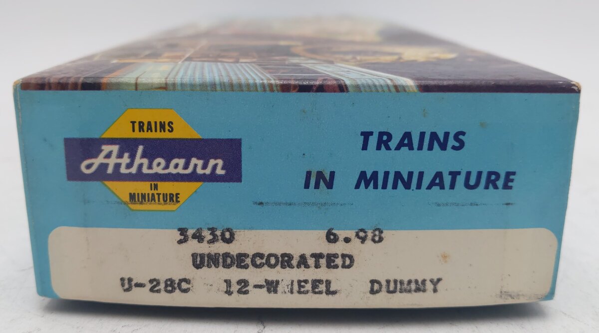 Athearn 3470 HO Undecorated U30C Dummy Diesel Locomotive VG/Box