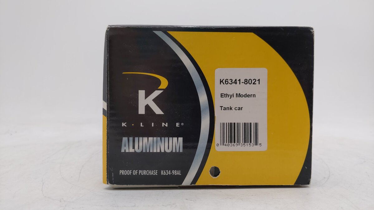 K-Line K6341-8021 O Gauge Ethyl Modern Tank Car #6372 EX/Box