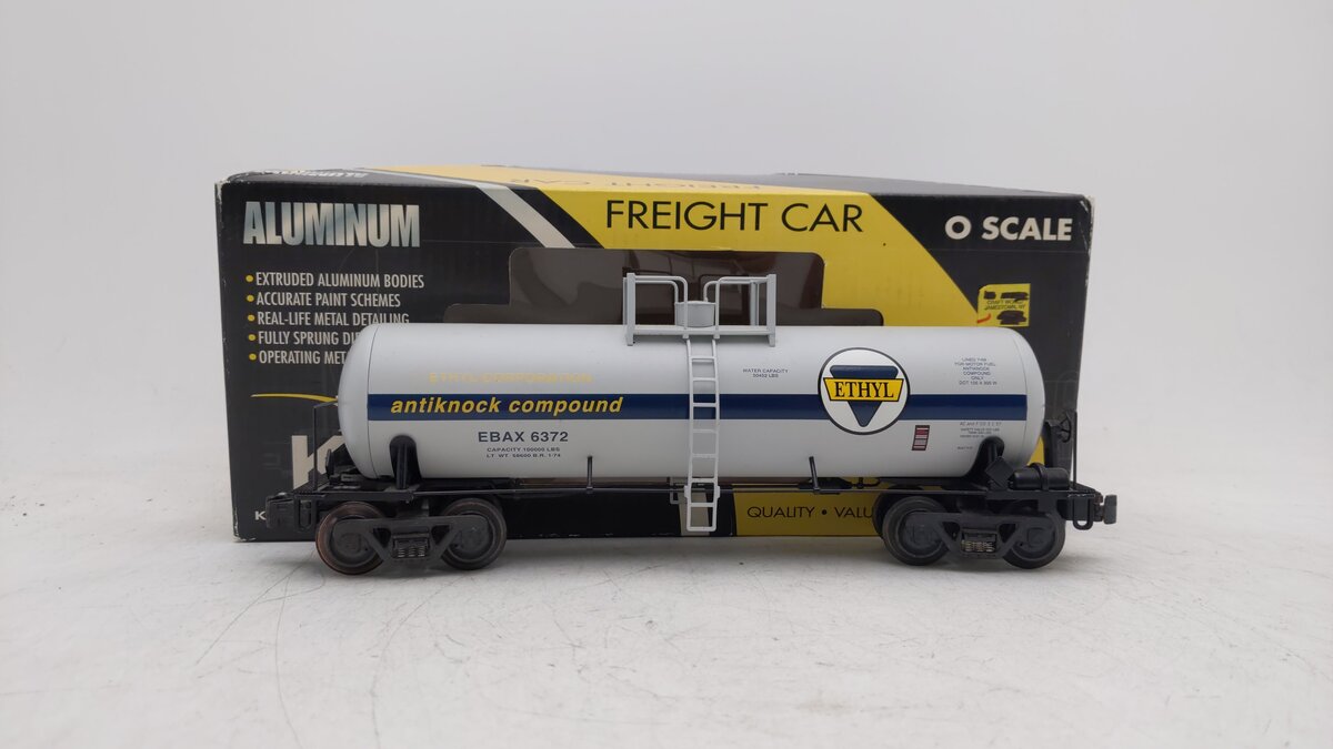 K-Line K6341-8021 O Gauge Ethyl Modern Tank Car #6372 EX/Box