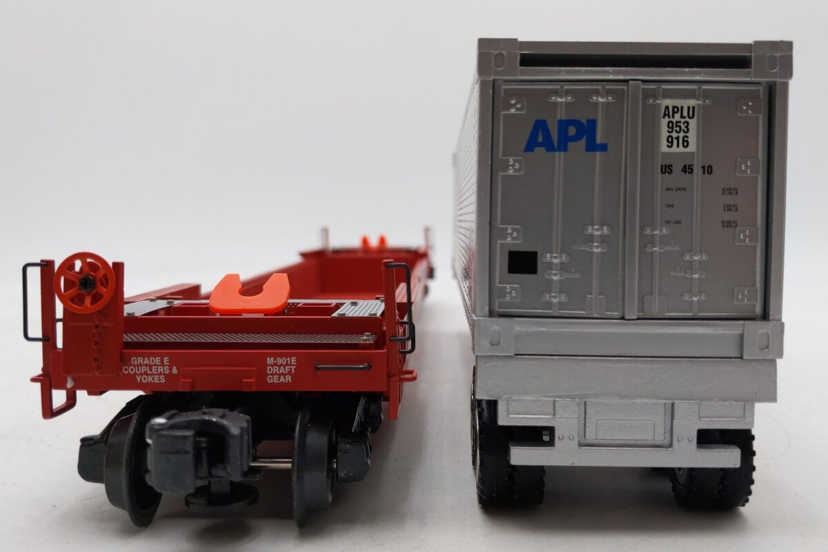 K-Line K776502 O Gauge Southern Pacific Gunderson DTTX w/ Trailer LN/Box