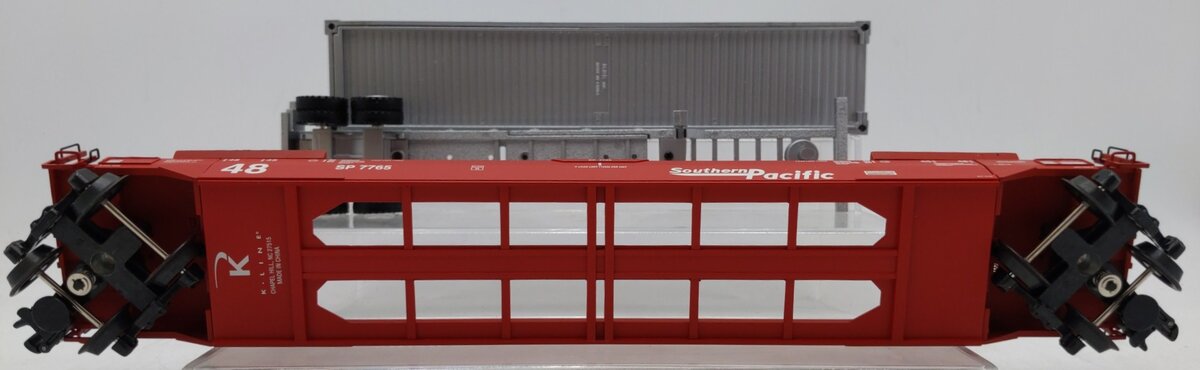 K-Line K776502 O Gauge Southern Pacific Gunderson DTTX w/ Trailer LN/Box