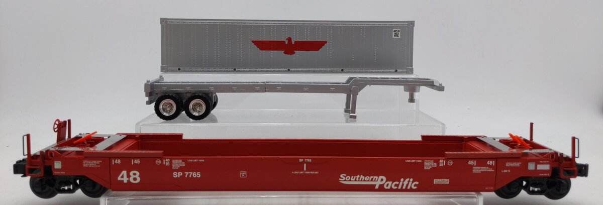 K-Line K776502 O Gauge Southern Pacific Gunderson DTTX w/ Trailer LN/Box