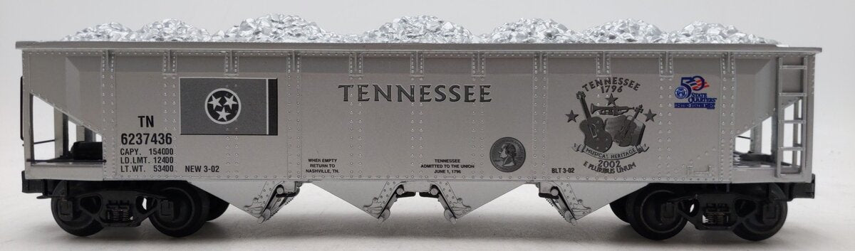 K-Line K623-7436 O Gauge Tennessee Commemorative Quarter Hopper Car #6237436 LN/Box
