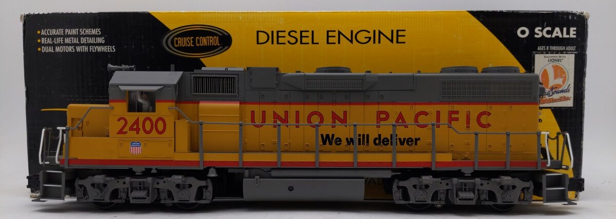 K-Line K2490-2400 O Union Pacific GP38-2 Diesel Locomotive #2400 EX/Box