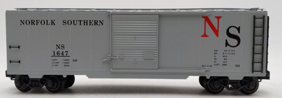 K-Line K751-1831O Gauge Die-Cast Norfolk Southern Boxcar #1647 LN