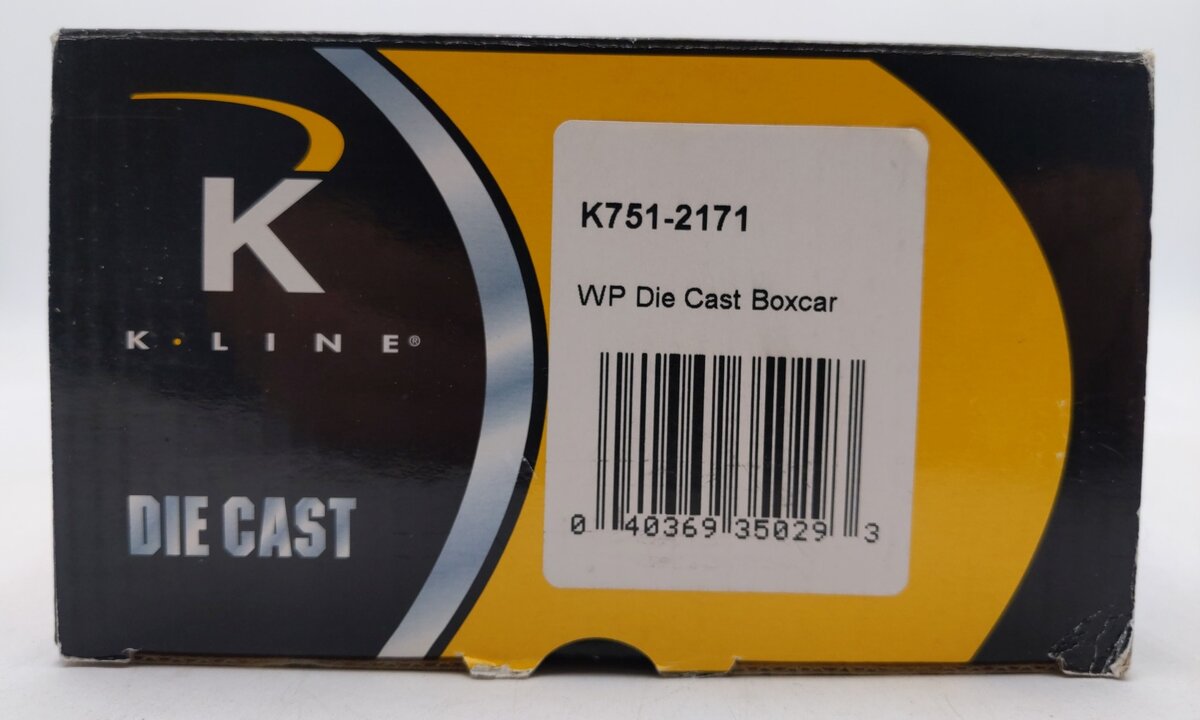 K-Line K751-2171 Western Pacific Die-Cast Boxcar LN/Box