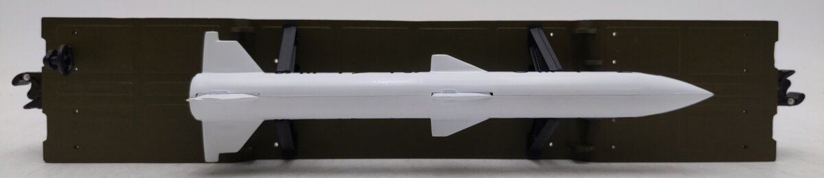 K-Line K662-8012 O Gauge U.S. Army Flatcar w/ Missile #39827 LN/Box