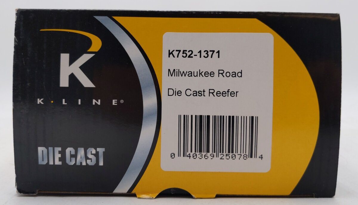 K-Line K752-1371 O Gauge Milwaukee Road Die-Cast Reefer Car #72799 LN/Box