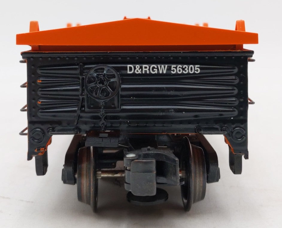 K-Line K652-1491 Denver and Rio Grande Western Die cast Gondola w/ Roof Cover EX/Box