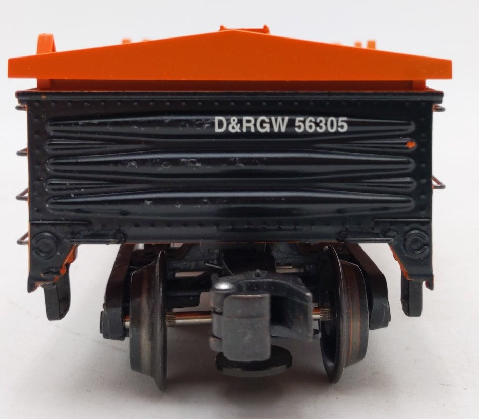 K-Line K652-1491 Denver and Rio Grande Western Die cast Gondola w/ Roof Cover EX/Box