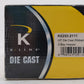 K-Line K6253-2111 O Gauge Union Pacific 2-Bay Die-Cast Hopper w/Coal Load #32103 EX/Box