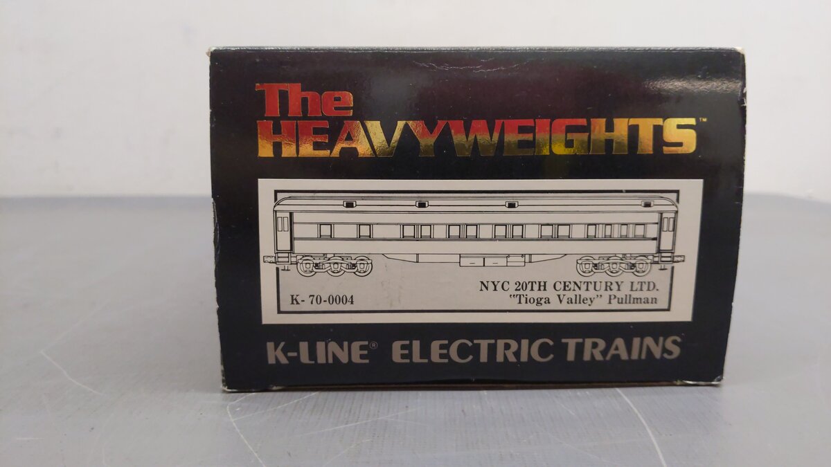 K-Line K70-0004 NYC 20th Century "Tioga Valley" 18" Heavyweight Pullman Car EX/Box