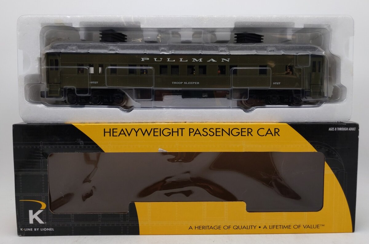 Lionel 6-21225 O Gauge US Army "Trooper Sleeper" Pullman Passenger Car #9727 NIB