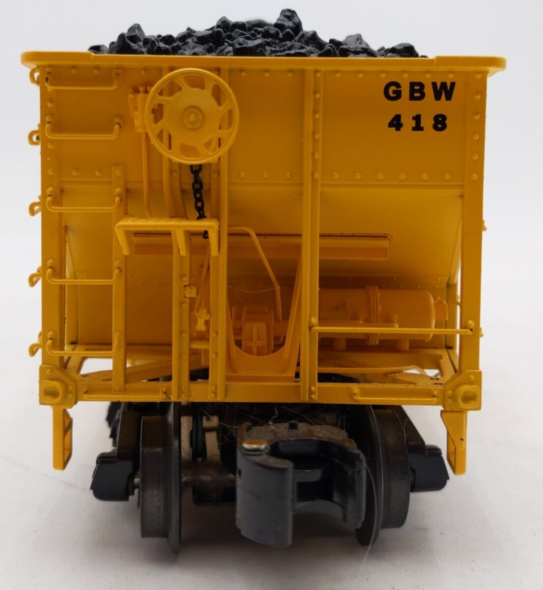 Lionel 6-17042 O Gauge Green Bay and Western 2-Bay Offset Hopper #418 EX/Box