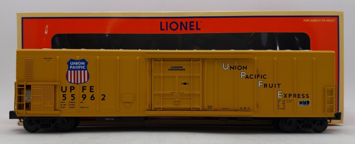 Lionel 6-27329 O Union Pacific Fruit Express Mechanical Reefer Car #455962 LN/Box