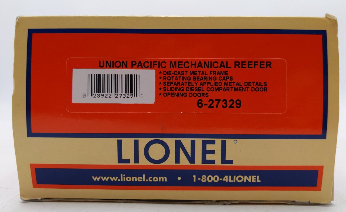 Lionel 6-27329 O Union Pacific Fruit Express Mechanical Reefer Car #455962 LN/Box