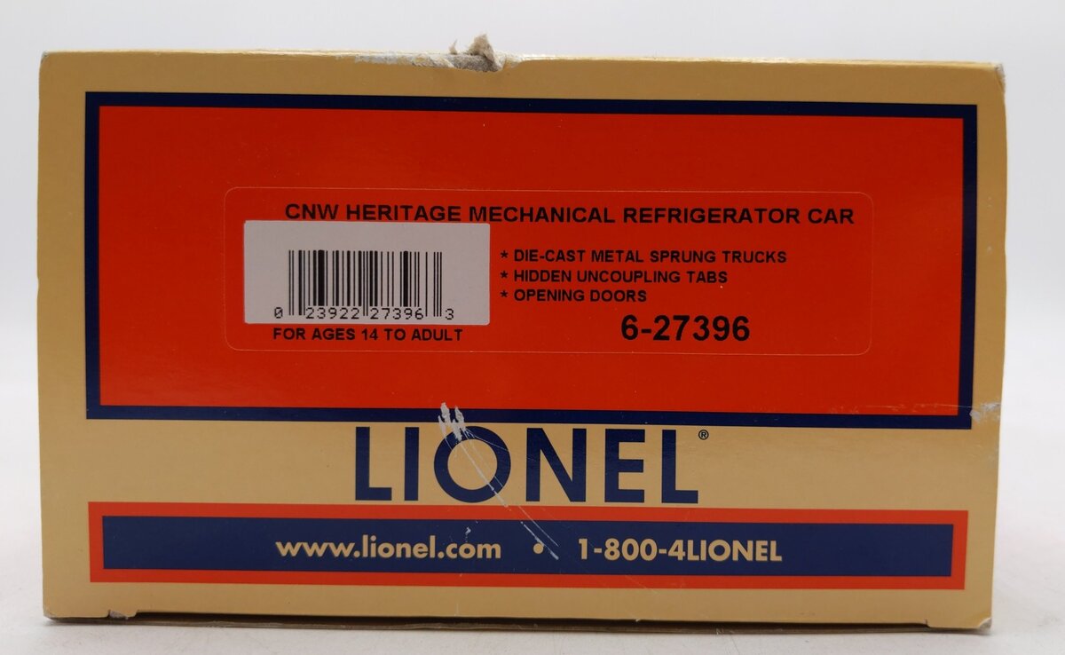 Lionel 6-27396 O Gauge Chicago & North Western Heritage Mechanical Reefer #5991 LN/Box