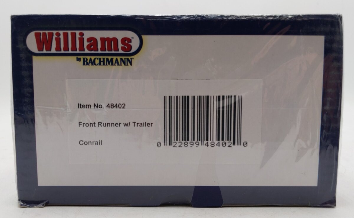 Williams 48402 O Conrail Front Runner Intermodal 3-Rail Car w/Trailer MT/Box