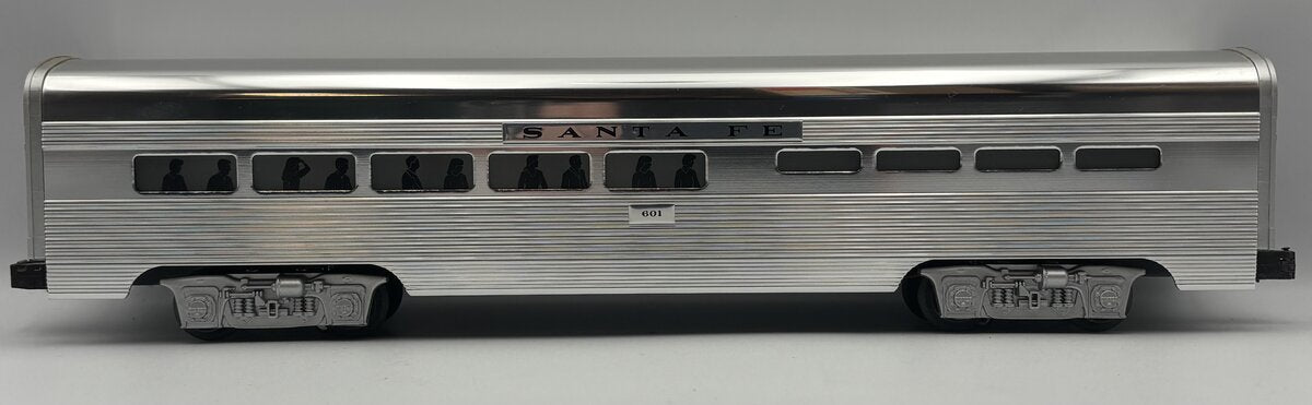 Lionel 6-19111 O Gauge Santa Fe Aluminum Diner Car #601 EX/Box