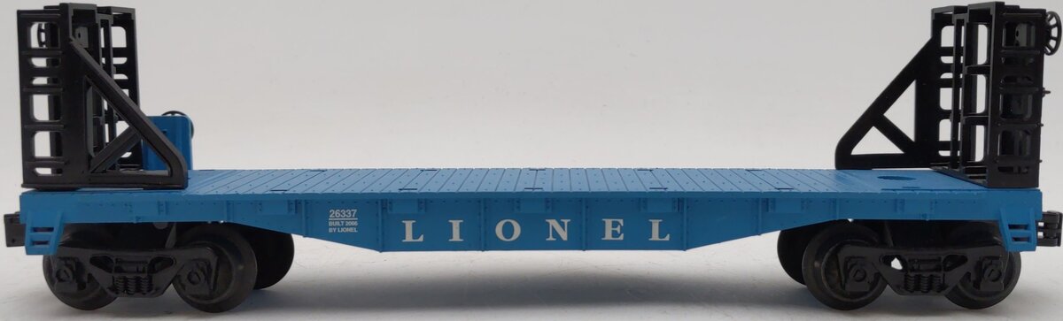 Lionel 6-26337 O Gauge New York Central Bulkhead Flatcar VG