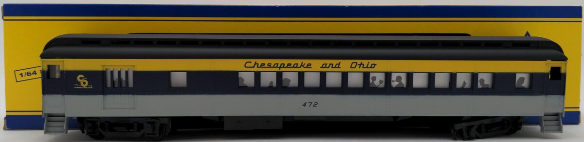 American Models S Scale Chesapeake & Ohio Passenger Car #742 EX/Box